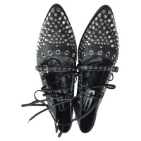 Mc Q Alexander Mc Queen Slippers/Ballerinas Leather in Black
