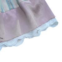 John Galliano Mini rok van zijde & lace