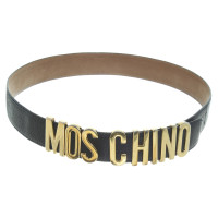 Moschino Belt with label application