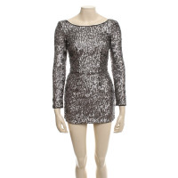 Karl Lagerfeld Dress with silver colored sequins