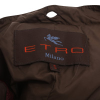 Etro  Down jacket with fur vest