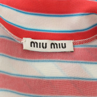 Miu Miu top with stripe pattern
