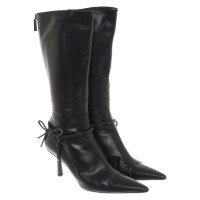 Gucci Bottes en Cuir en Noir