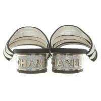 Chanel Sandalen in Silbern