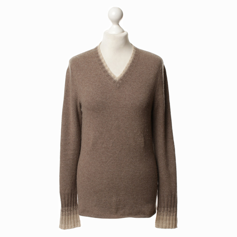 Iris Von Arnim Cashmere sweater in Taupe
