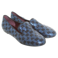 Marc By Marc Jacobs Loafers in blue with sequins 