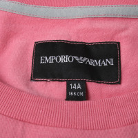 Armani Oberteil aus Baumwolle in Rosa / Pink