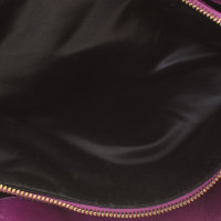 Marc Jacobs borsa della pelle verniciata in viola
