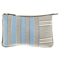 Paul Smith clutch with striped pattern