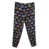 Moschino trousers with eye-print