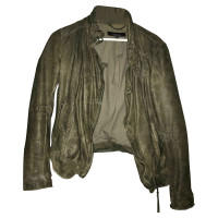 Muubaa Jacket/Coat Leather in Khaki