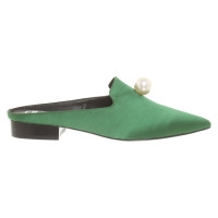 Other Designer Slippers/Ballerinas in Green
