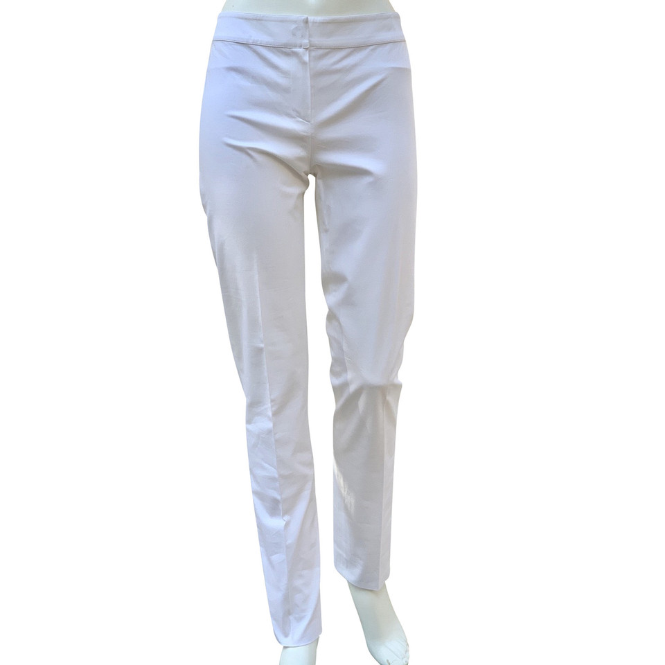 Fendi Paio di Pantaloni in Cotone in Bianco