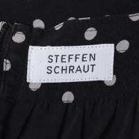 Steffen Schraut Kleid in Schwarz/ Weiß