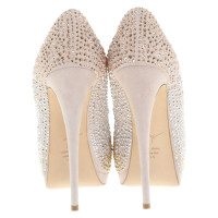 Giuseppe Zanotti Peep-dita dei piedi con finiture in strass