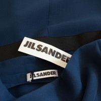 Jil Sander Robe bandeau en bleu