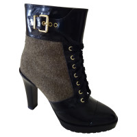 Diesel Black Gold Ankle boots Leather in Black