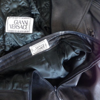 Gianni Versace Ensemble aus Leder, Vintage