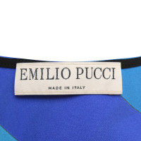 Emilio Pucci Top en soie avec motif