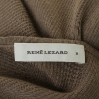 René Lezard Tank top wol olijf bruin