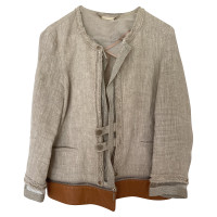 Atos Lombardini Blazer Cotton in Beige