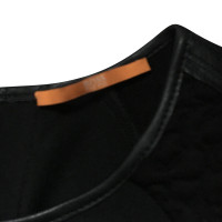 Boss Orange Robe fourreau avec insert en faux cuir
