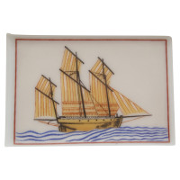 Hermès Ashtray with ship motif