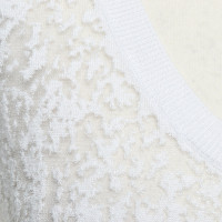 The Kooples Maglione semitrasparente in bianco