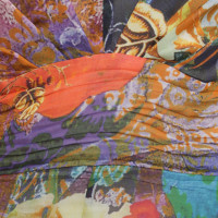 Strenesse Robe en soie multicolore