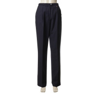 Escada Pinstripe pants in blue and Red