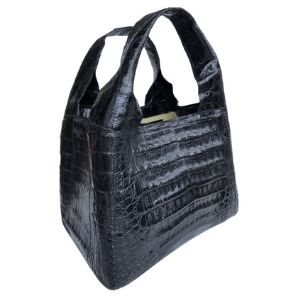 Nancy Gonzalez Handbag Leather in Black