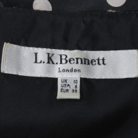 L.K. Bennett Kleid mit Punktemuster