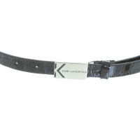 Karl Lagerfeld Patent leather belt