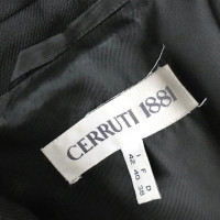 Cerruti 1881 Classic wollen jas in zwart