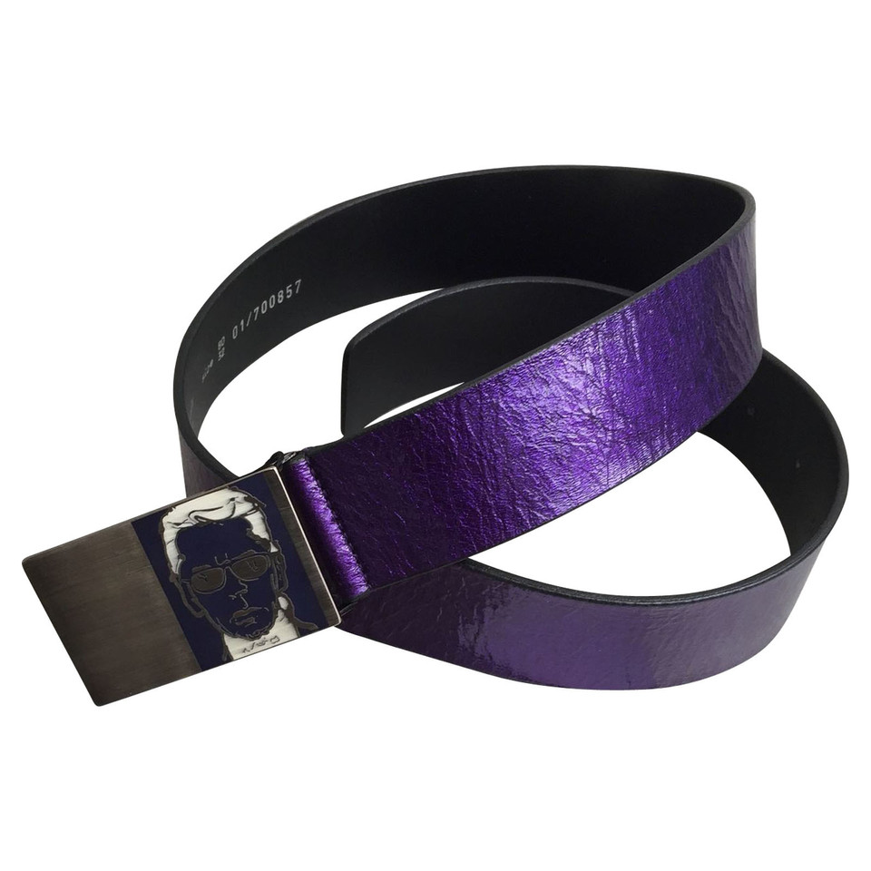 Karl Lagerfeld Ceinture en Cuir en Violet