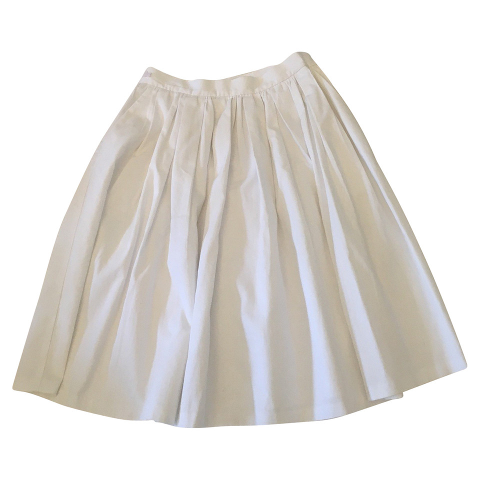 Lacoste Skirt Cotton in White