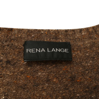 Rena Lange Twinset in Brown with flowers