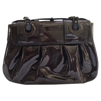 Fendi Handbag Patent leather in Brown