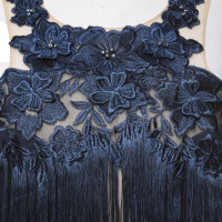 Marchesa Dress with fringes