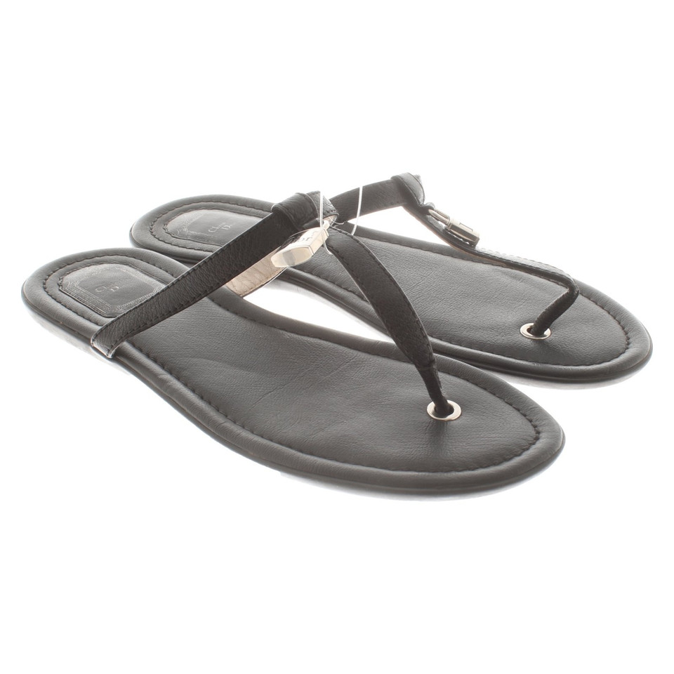 Christian Dior Sandalen in Schwarz