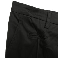 Gunex pantaloni a pieghe in nero
