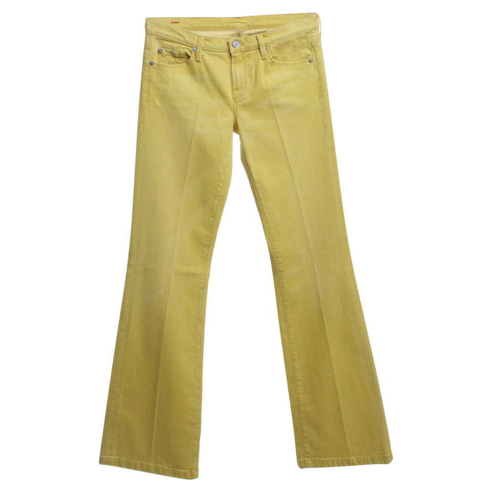 7 For All Mankind Jeans in giallo senape