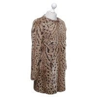 A.P.C. Fur coat with animal print