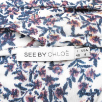 See By Chloé Top con motivo floreale