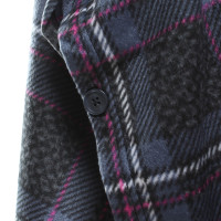 Dkny plaid poncho