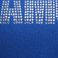 Andere merken e.vil - Blue pullover met decoratieve stenen