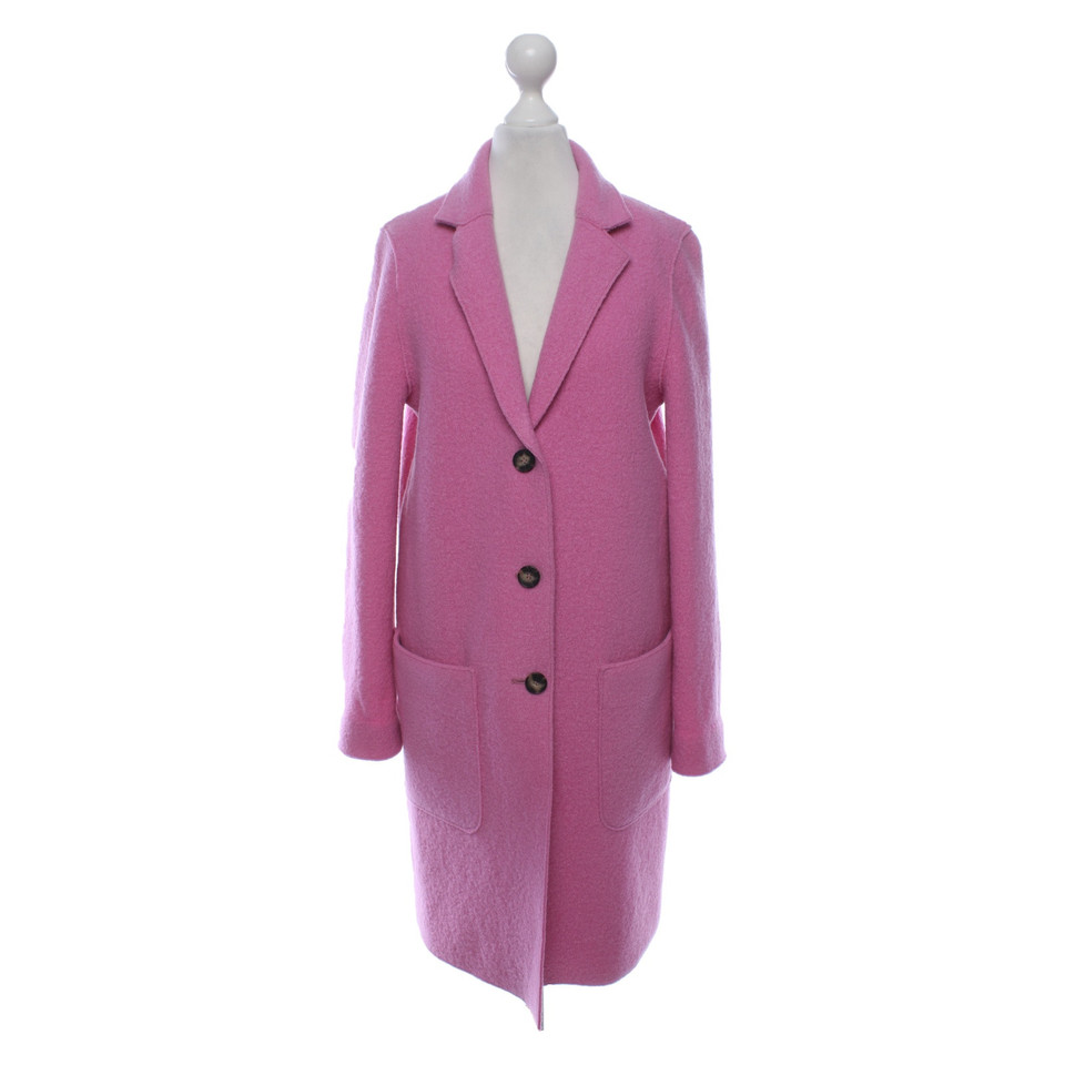 Set Giacca/Cappotto in Lana in Rosa