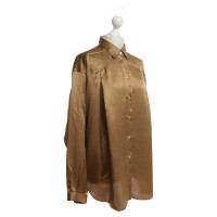 Alberta Ferretti Oversize blouse in gold