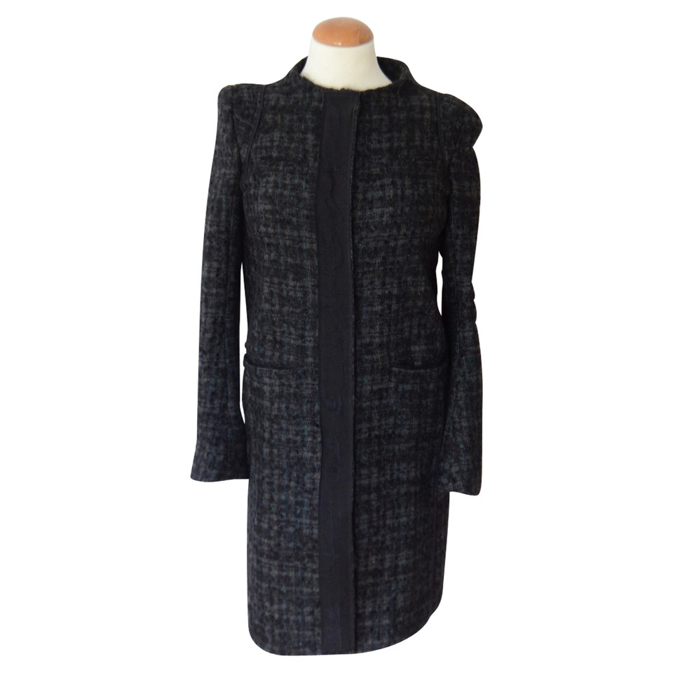 Prada Waisted tweed coat