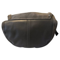 Patrizia Pepe Shoulder bag with rhinestone trim